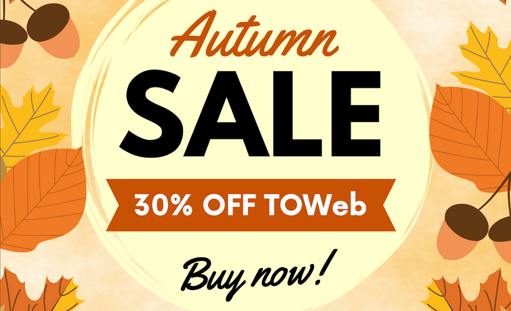 Autumn sale at -30%