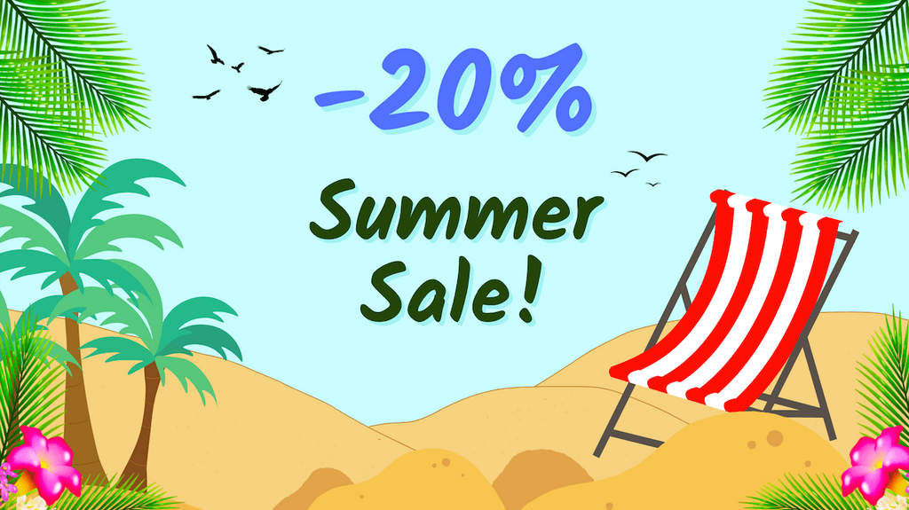 Summer sale at -20%