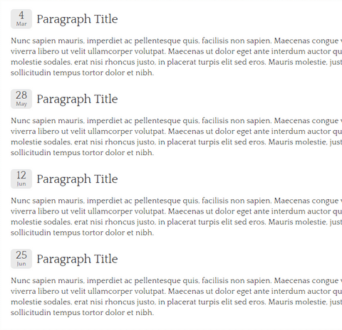 Marca de fecha y marca de tiempo CSS