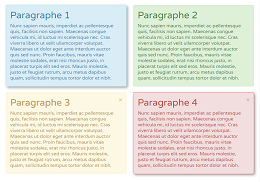 Paragraphes utilisant le style alerte