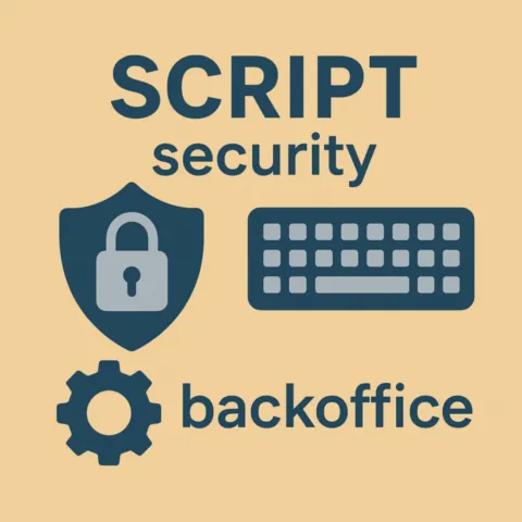 sécurité des scripts et backoffice