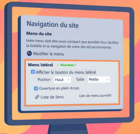 toweb 14 menu latéral secondaire