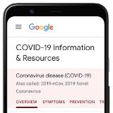 Covid-19 Google information