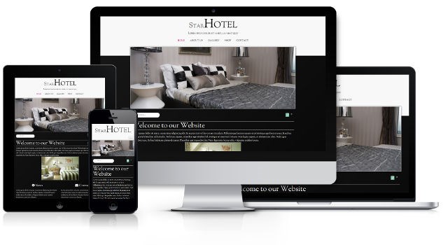 Modello Sito Responsive per albergo