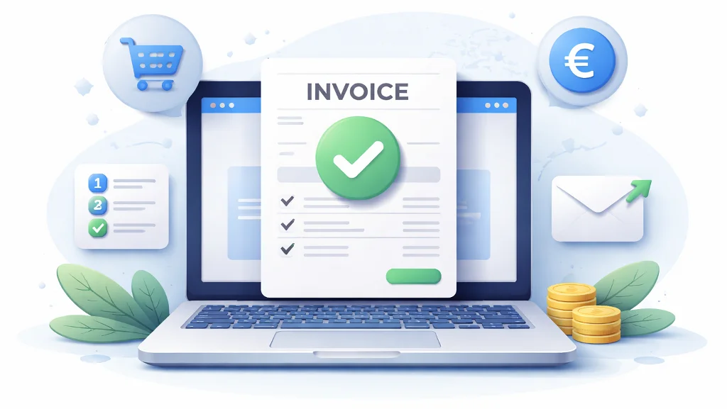 Cree y envíe sus facturas directamente desde su tienda TOWeb 14