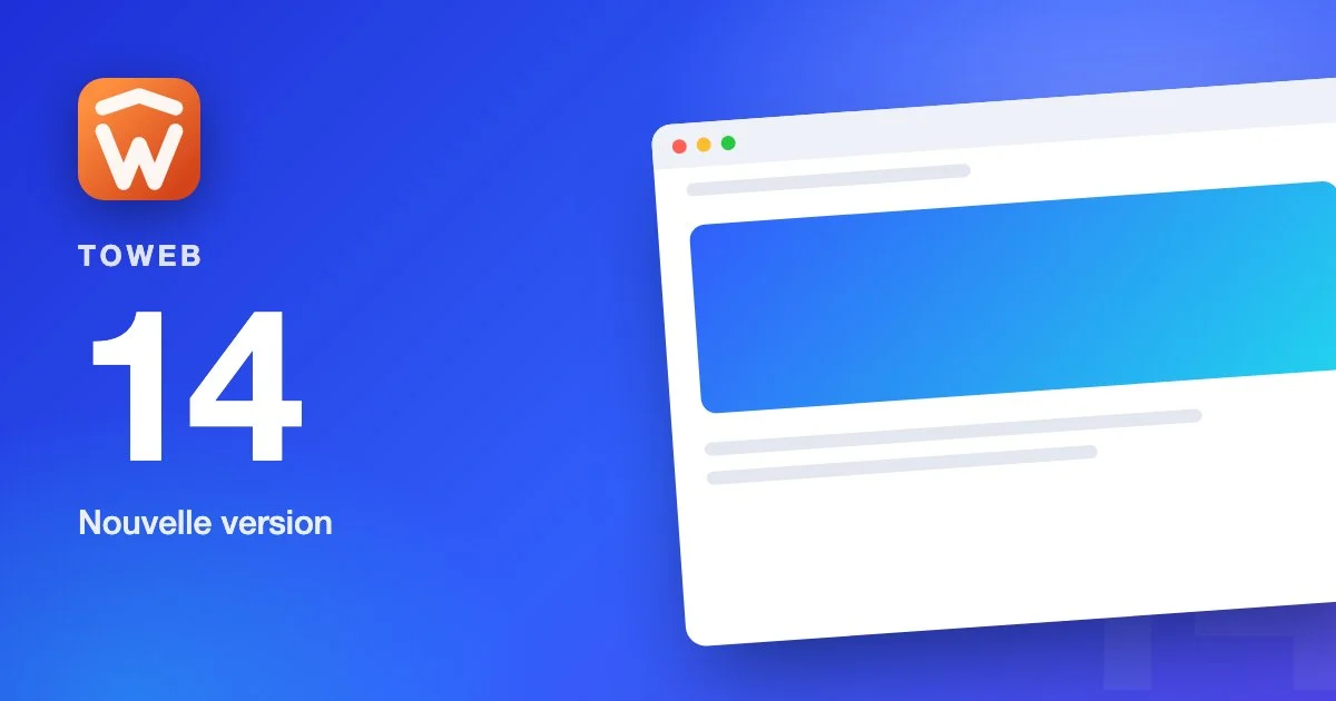 ¡Ya está aquí TOWeb versión 14!