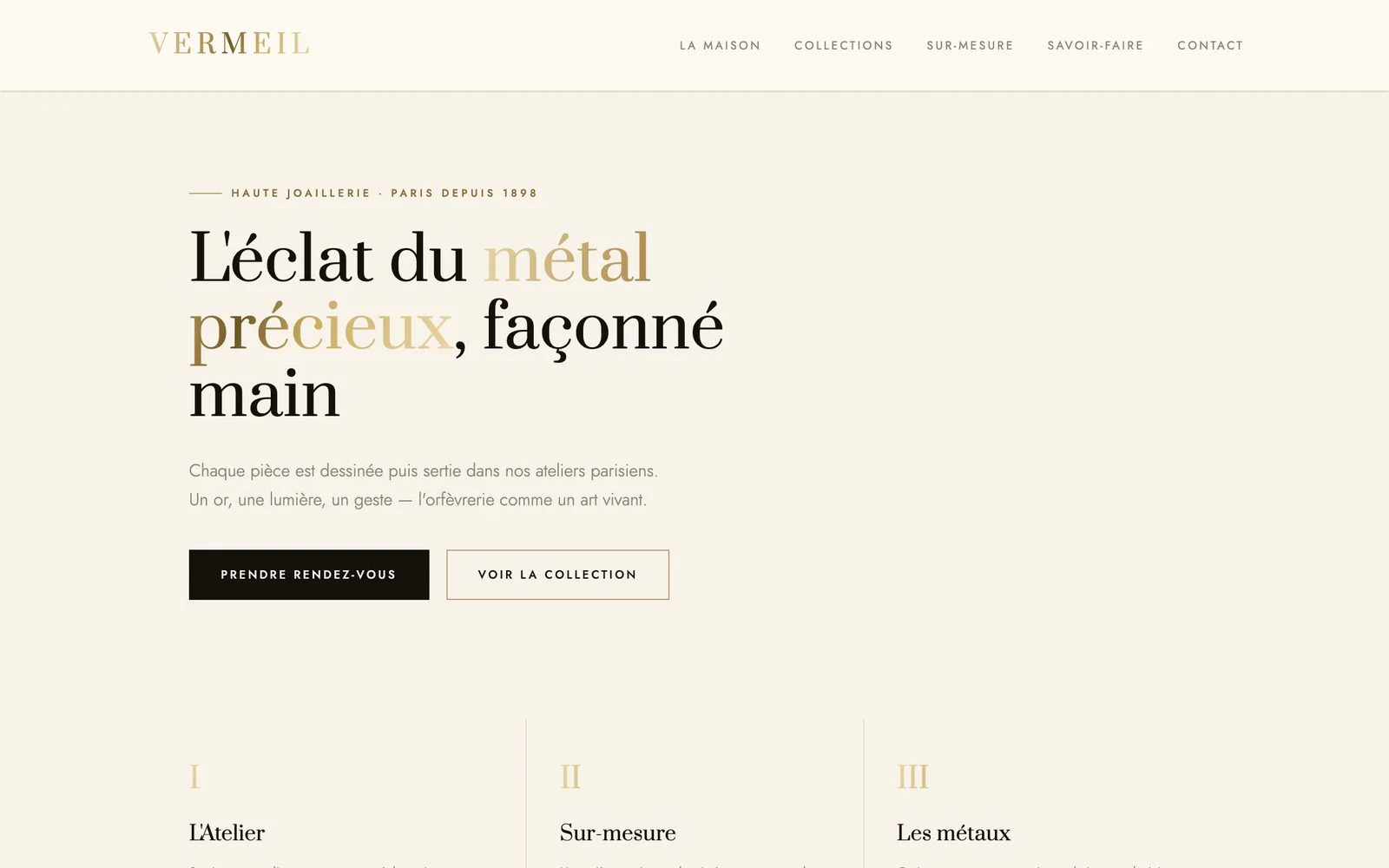 Couture — Juwelen, metaalglans