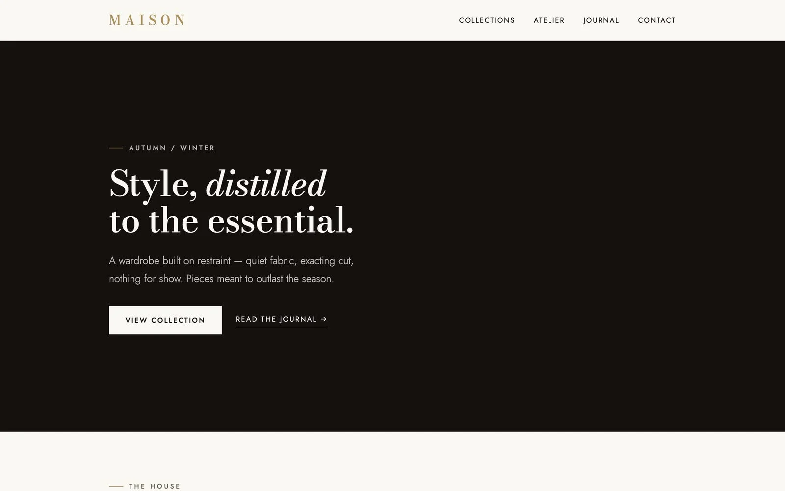 Podium — Modetijdschrift, ingetogen luxe