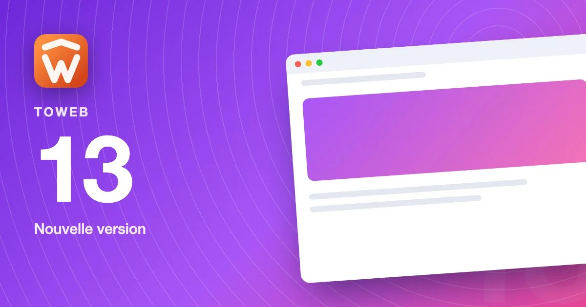 È arrivata la versione 13 di TOWeb!