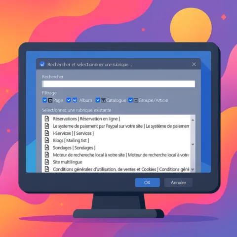toweb 14 recherche de rubriques